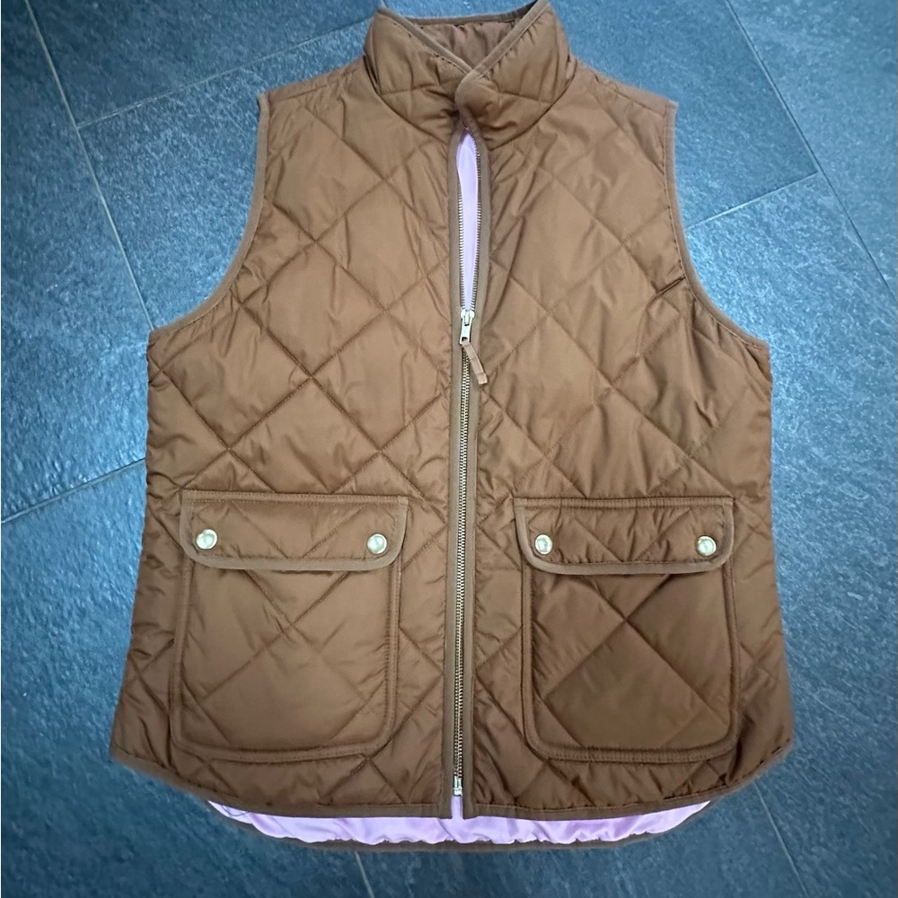 Quilted J Crew Vest